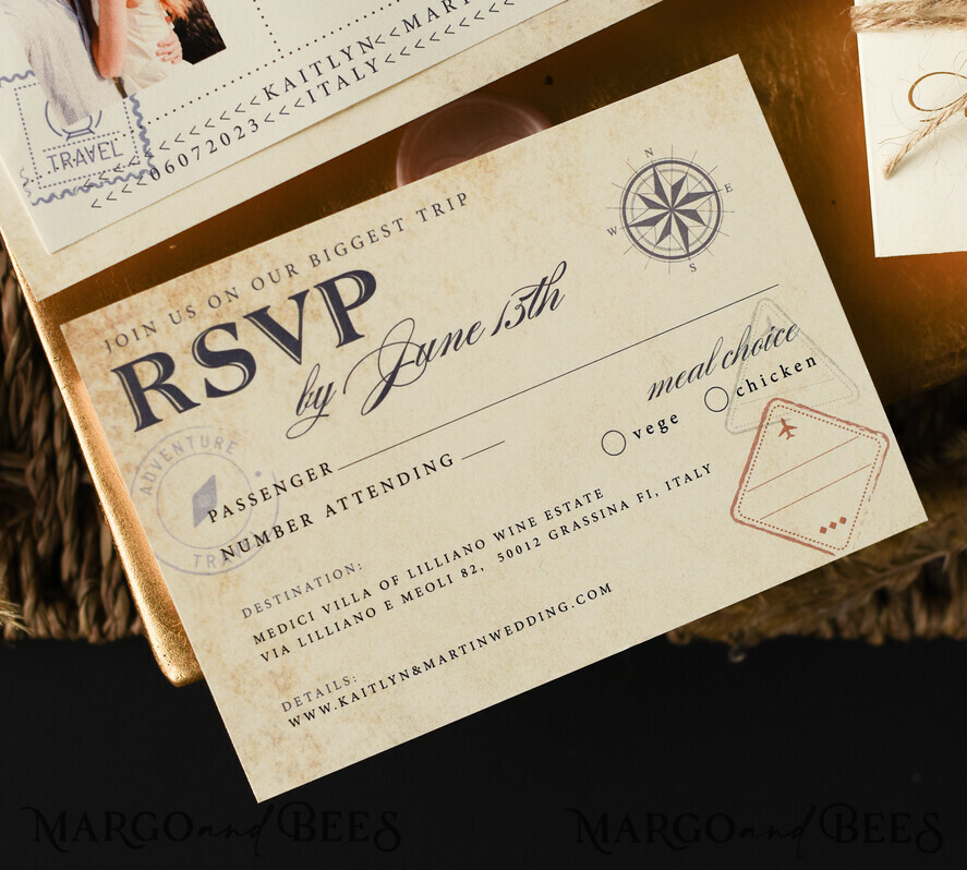 WEDDING INVITATIONS passport to love/ beach wedding invites Rustic Passport Wedding Invitation , Travel Boarding Pass, Passport Wedding Invitations Abroad, Destination Wedding Invites, Travel Map Wedding Stationary