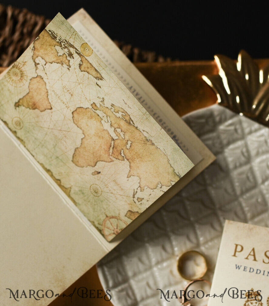 WEDDING INVITATIONS passport to love/ beach wedding invites Rustic Passport Wedding Invitation , Travel Boarding Pass, Passport Wedding Invitations Abroad, Destination Wedding Invites, Travel Map Wedding Stationary