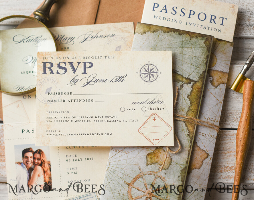 WEDDING INVITATIONS passport to love/ beach wedding invites Luxury Passport Wedding Invitation , Rustic Boarding Pass, Passport Wedding Invitations Abroad, Destination Wedding Invites, Travel Map Wedding Stationary