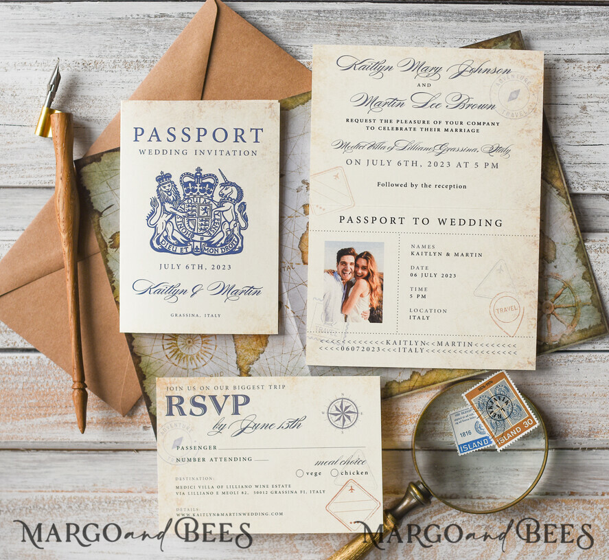 WEDDING INVITATIONS passport to love/ beach wedding invites Luxury Passport Wedding Invitation , Rustic Boarding Pass, Passport Wedding Invitations Abroad, Destination Wedding Invites, Travel Map Wedding Stationary