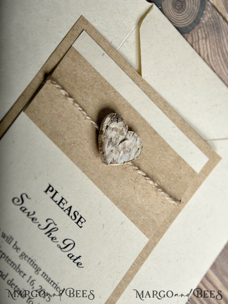 Save the date custom wording, eco