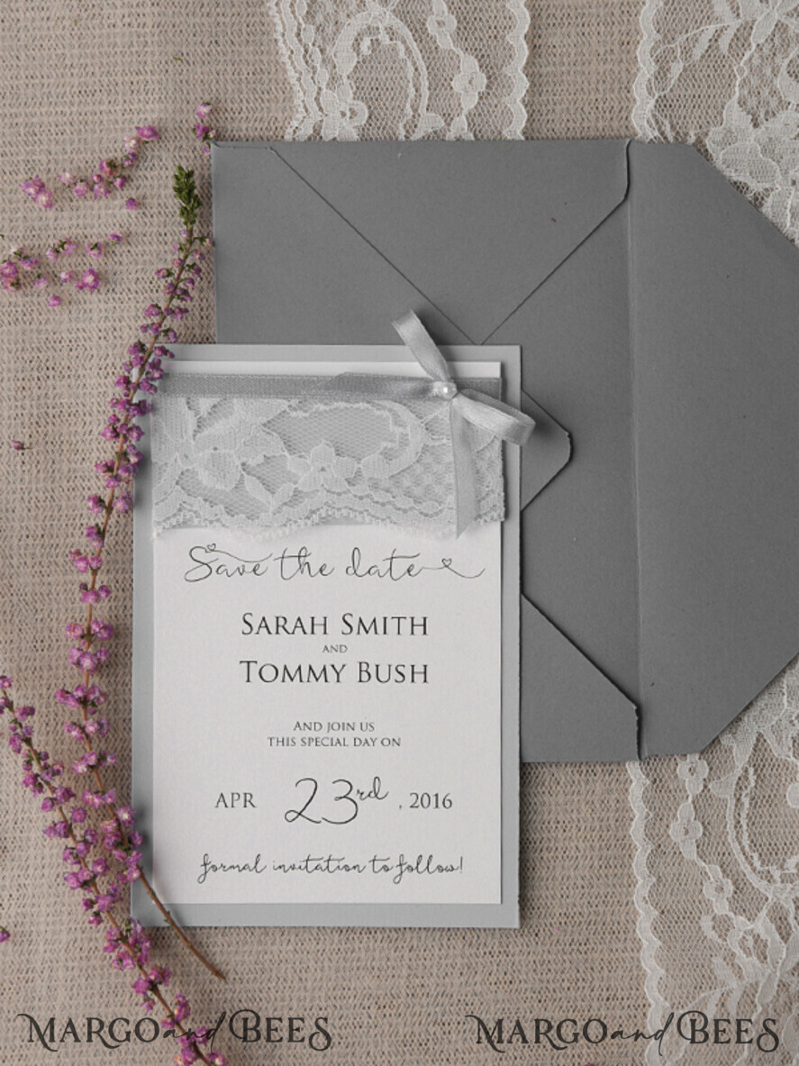 SAVE THE DATES rustic Unique Save the Date country
