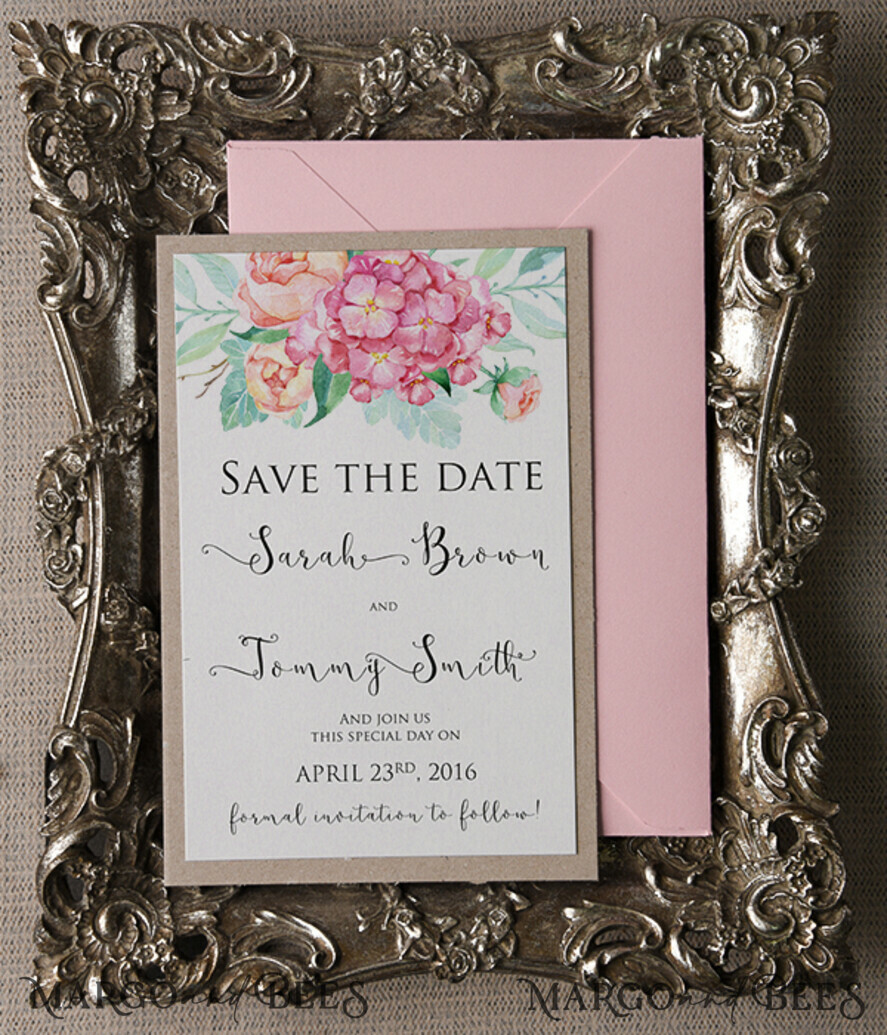 SAVE THE DATES rustic Save the date handmade cards rustic