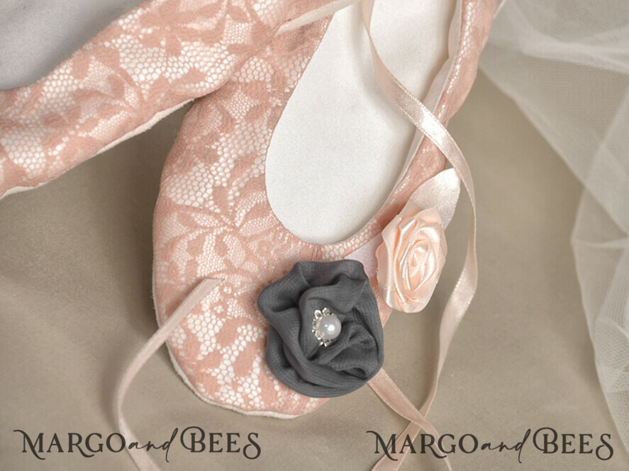 BASKET, PILLOWS & SHOES Satin Flower Girl Shoes shoes