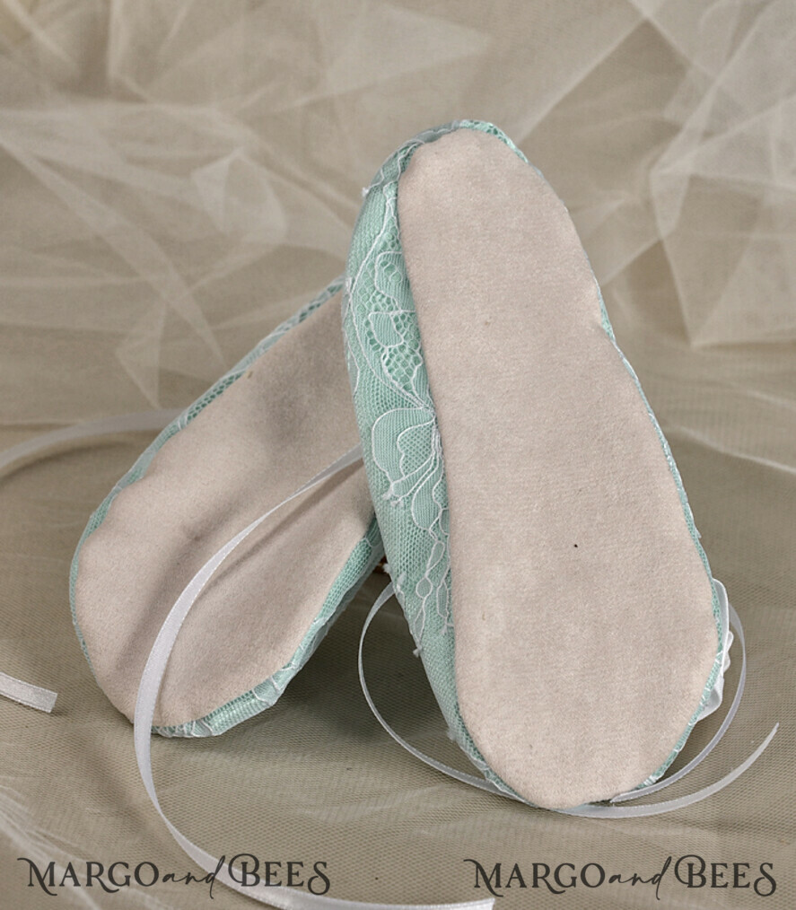 BASKET, PILLOWS & SHOES Satin Flower Girl Shoes pillow
