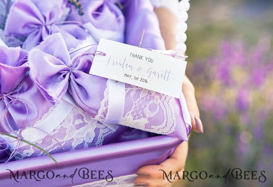 WEDDING FAVORS Favor Bags Satin and Lace wedding Favors, Lace Satin Bag