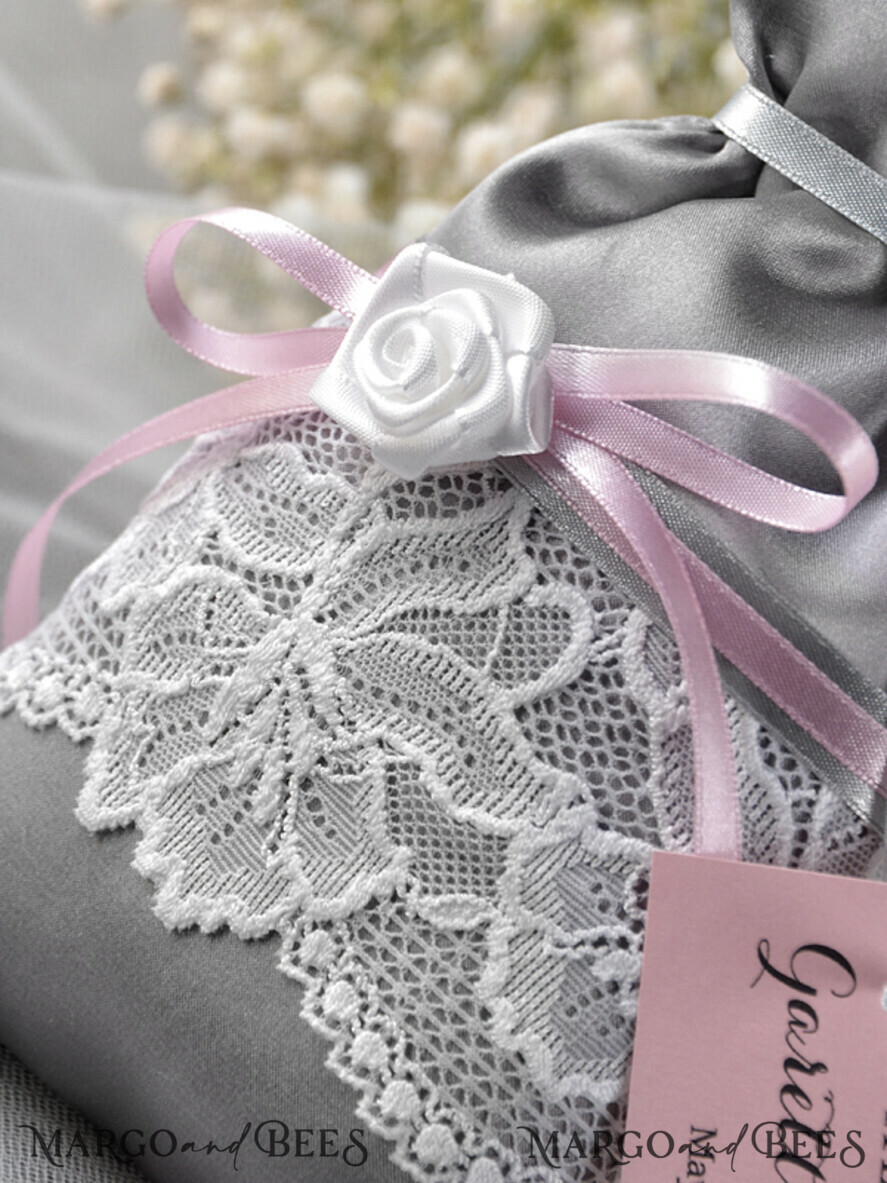 wedding Favors, Saltin Lace Bags