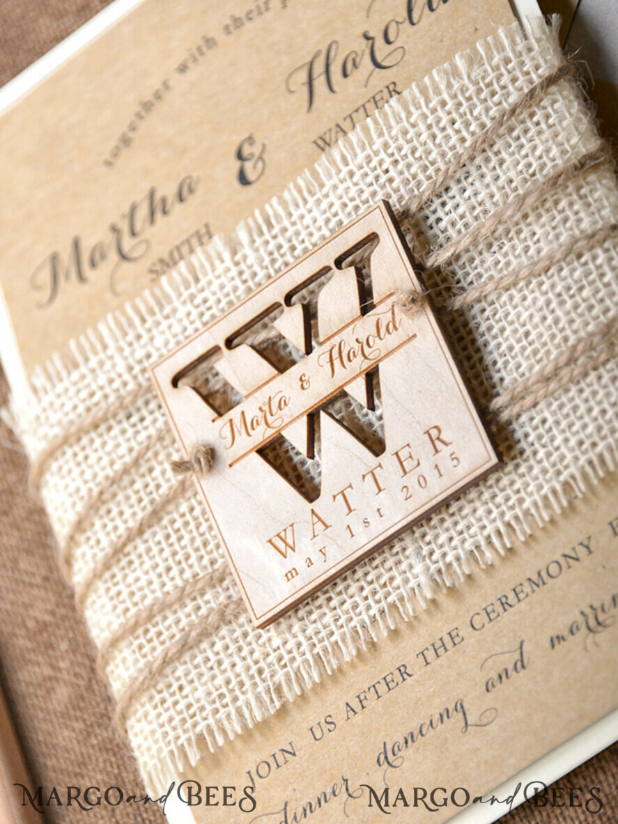 WEDDING INVITATIONS forest / Mountains / woodland theme Personalised wedding invitation, rustic barn invites