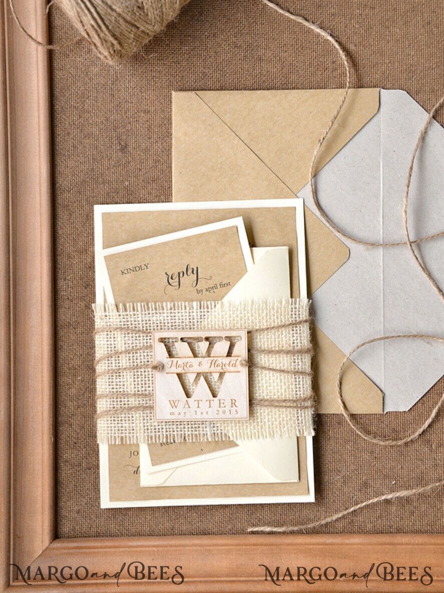 WEDDING INVITATIONS forest / Mountains / woodland theme Personalised wedding invitation, rustic barn invites