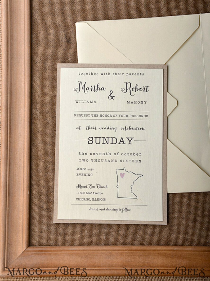 WEDDING INVITATIONS forest / Mountains / woodland theme Personalised Wedding invitations, wooden invites