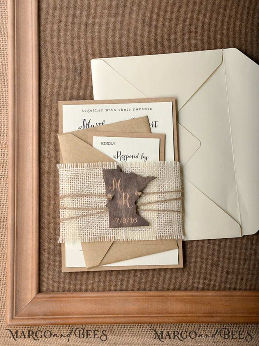 WEDDING INVITATIONS forest / Mountains / woodland theme The wedding invitations card, woodland stationery