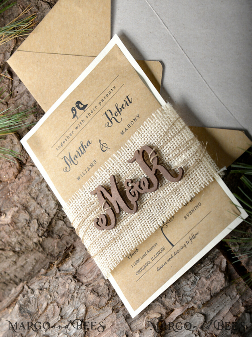 WEDDING INVITATIONS forest / Mountains / woodland theme Bespoke wedding invitation, woodland stationery