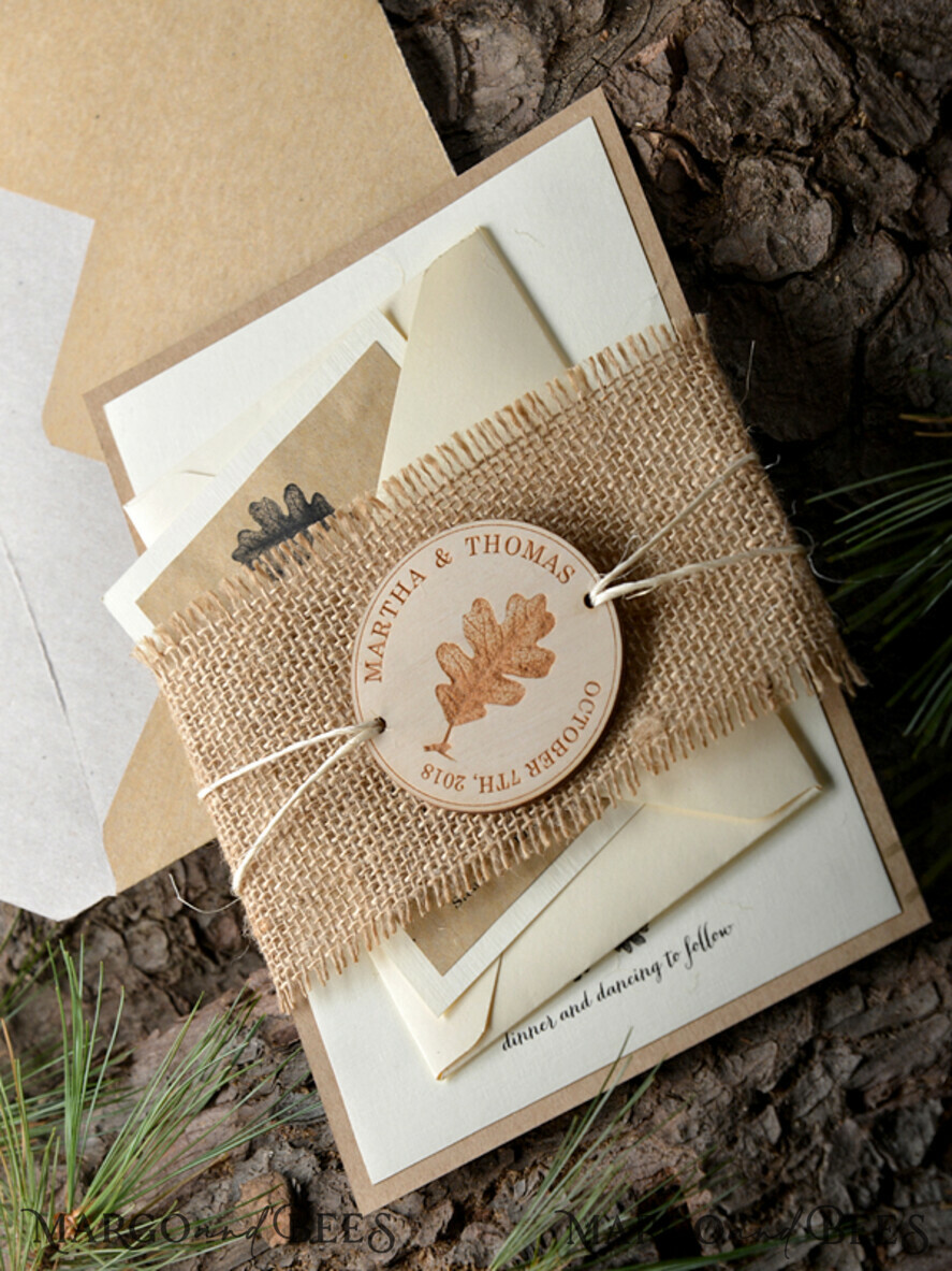 WEDDING INVITATIONS forest / Mountains / woodland theme Wedding invitations designs, natural rustic stationery