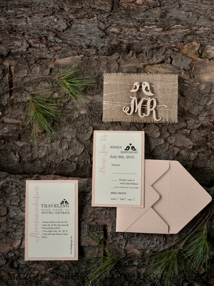 WEDDING INVITATIONS forest / Mountains / woodland theme Wedding invitations custom colors, rustic barn invites