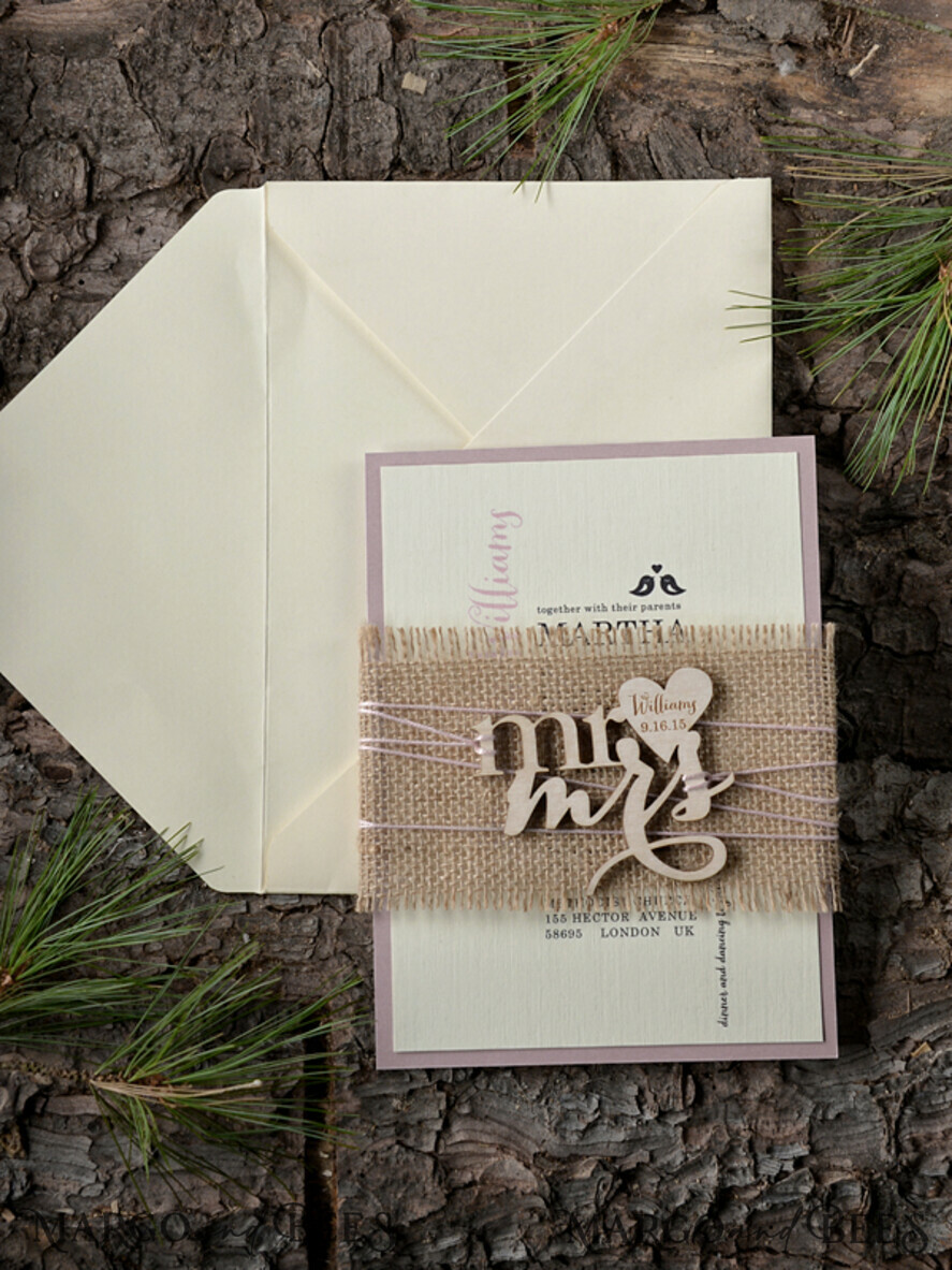 WEDDING INVITATIONS forest / Mountains / woodland theme Wedding invitations custom, woodland stationery