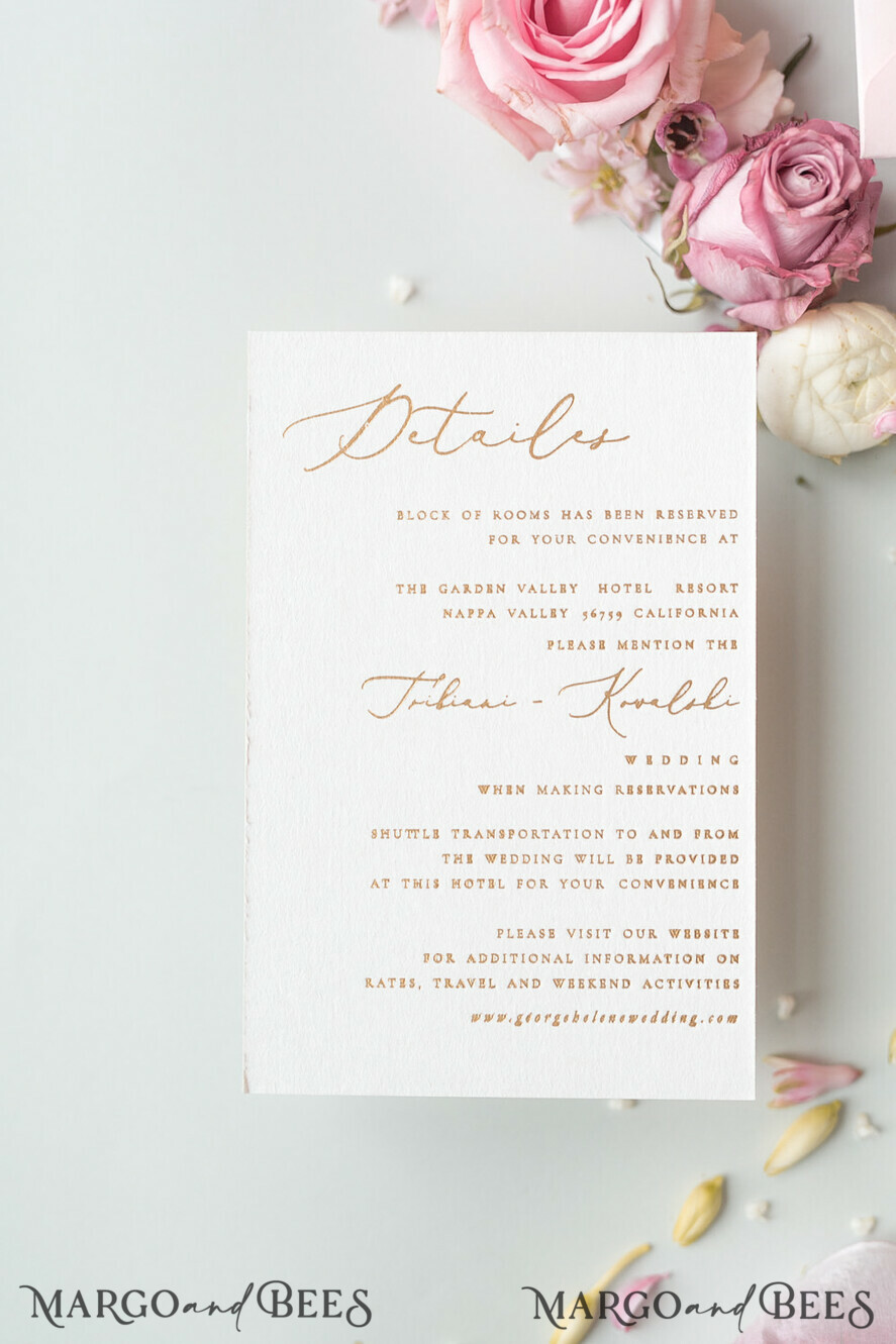 WEDDING INVITATIONS Elegant Invites Classic Cards Romantic Blush Pink Wedding Invitations, Vintage Floral Wedding Invitation Suite, Elegant Wedding Cards With Hand Dyed Bow, Glamour Peony Wedding Stationery