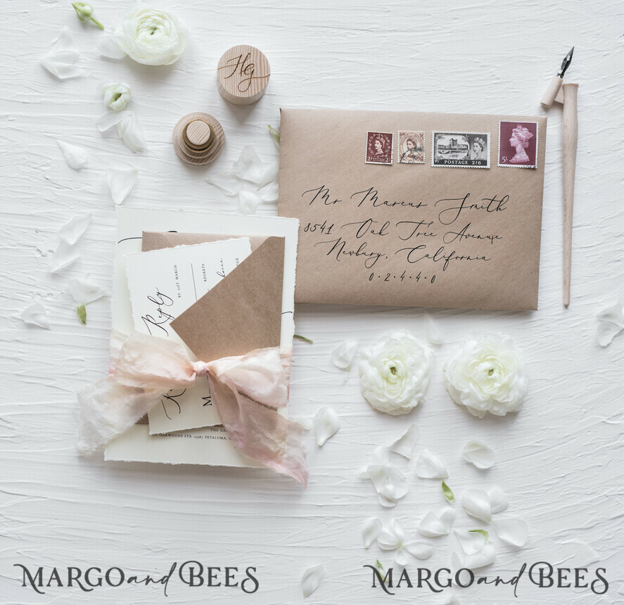 WEDDING INVITATIONS Elegant Invites Classic Cards Vintage wedding invitations, vintage wedding cards, vintage wedding invites, ecru wedding invitations, eco paper wedding invitations, eco wedding invitations, ecofriendly paper, ecru wedding cards, vintage wedding stationery, vintage wedding accessories, ecru wedding stationery, ecru cards, black lettering, calligraphy, envelope addressing, ecru paper, ecru card, silk bow, silk ribbon, hand dyed ribbon, hand dyed bow