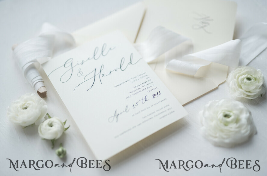 WEDDING INVITATIONS Elegant Invites Classic Cards Minimalistic Nude Wedding Invitations, Elegant White Wedding Invites, Bespoke And Modern Wedding Invitation Suite, Handmade Wedding Cards