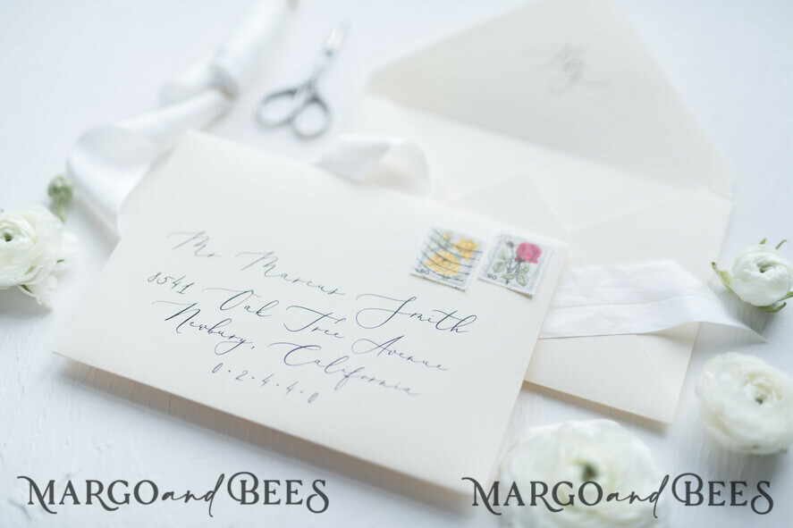 WEDDING INVITATIONS Elegant Invites Classic Cards Minimalistic Nude Wedding Invitations, Elegant White Wedding Invites, Bespoke And Modern Wedding Invitation Suite, Handmade Wedding Cards