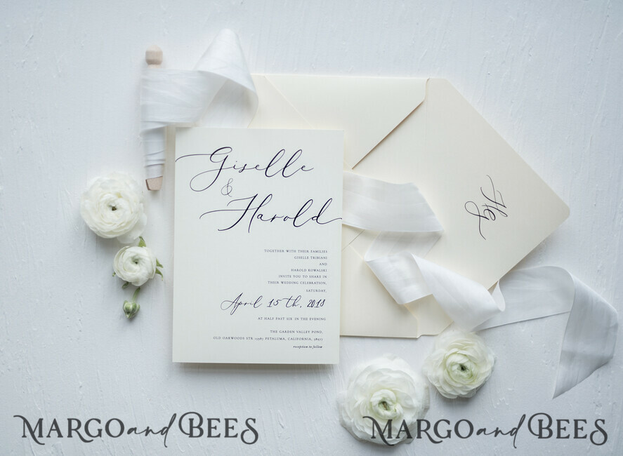 WEDDING INVITATIONS Elegant Invites Classic Cards Minimalistic Nude Wedding Invitations, Elegant White Wedding Invites, Bespoke And Modern Wedding Invitation Suite, Handmade Wedding Cards