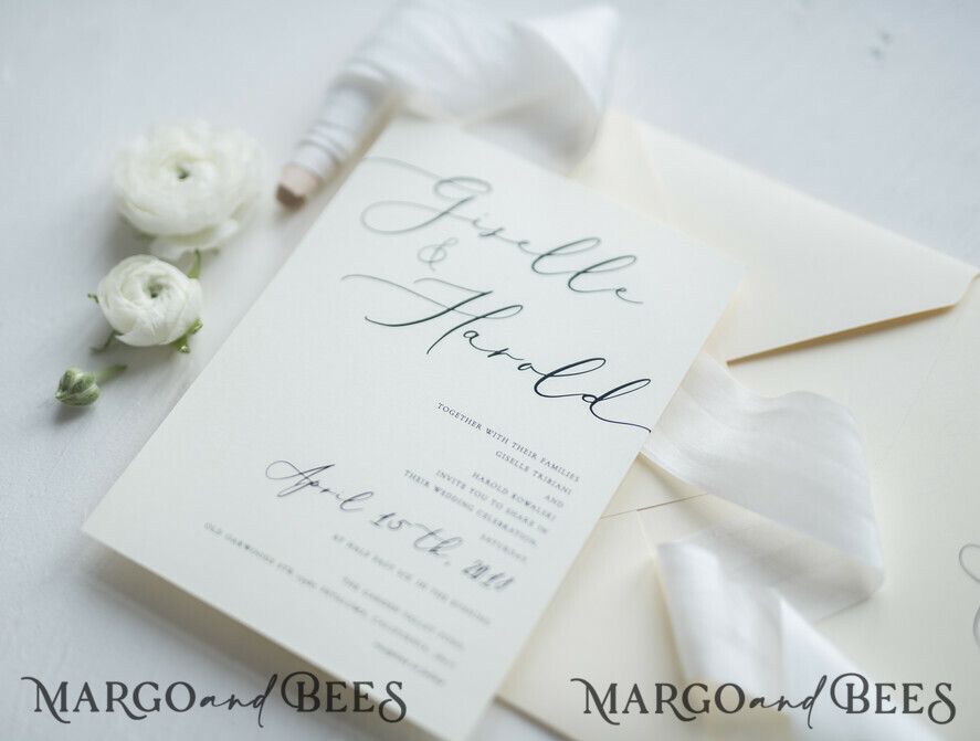 WEDDING INVITATIONS Elegant Invites Classic Cards Minimalistic Nude Wedding Invitations, Elegant White Wedding Invites, Bespoke And Modern Wedding Invitation Suite, Handmade Wedding Cards