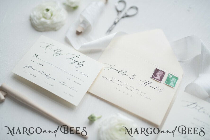 WEDDING INVITATIONS Elegant Invites Classic Cards Minimalistic Nude Wedding Invitations, Elegant White Wedding Invites, Bespoke And Modern Wedding Invitation Suite, Handmade Wedding Cards