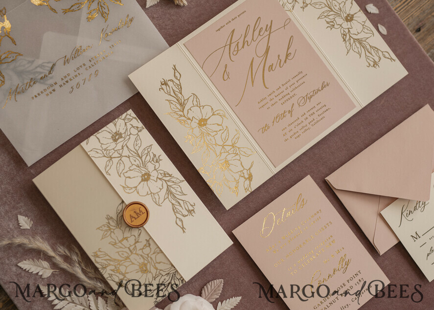 WEDDING INVITATIONS gold / rose gold / silver / glitter Bespoke wedding invitation cards, Glamour Wedding Invitations • Glitter Shine Wedding Invitation Suite • Luxury Wedding Cards
