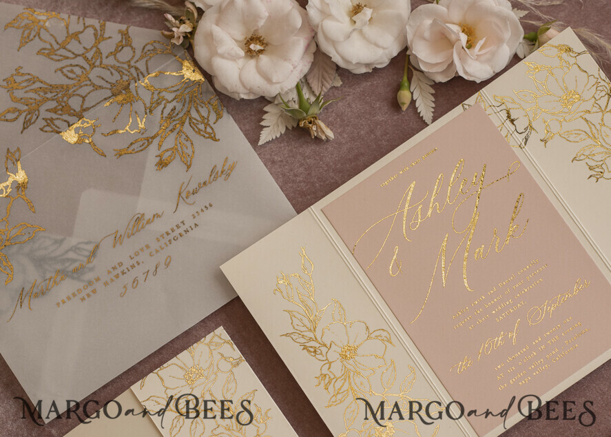 WEDDING INVITATIONS gold / rose gold / silver / glitter Bespoke wedding invitation cards, Glamour Wedding Invitations • Glitter Shine Wedding Invitation Suite • Luxury Wedding Cards