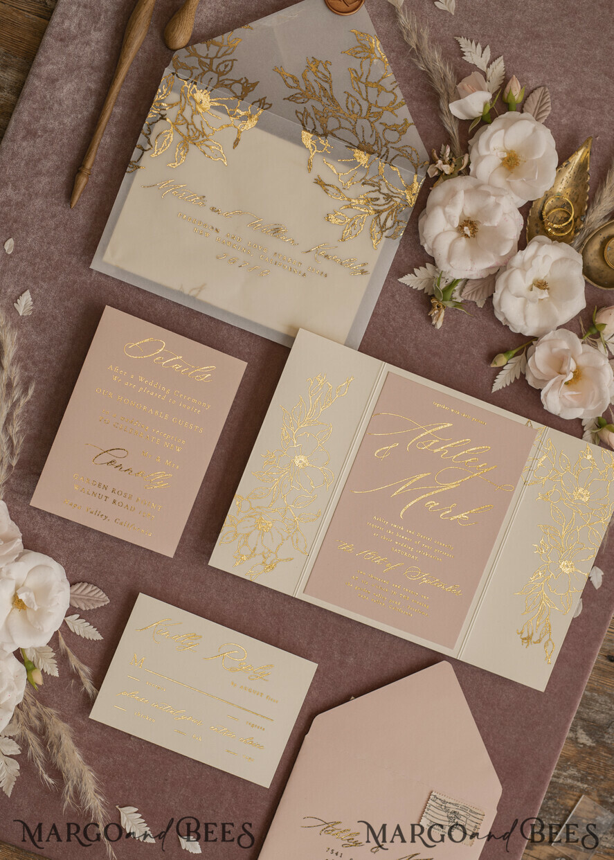 WEDDING INVITATIONS gold / rose gold / silver / glitter Bespoke wedding invitation cards, Glamour Wedding Invitations • Glitter Shine Wedding Invitation Suite • Luxury Wedding Cards