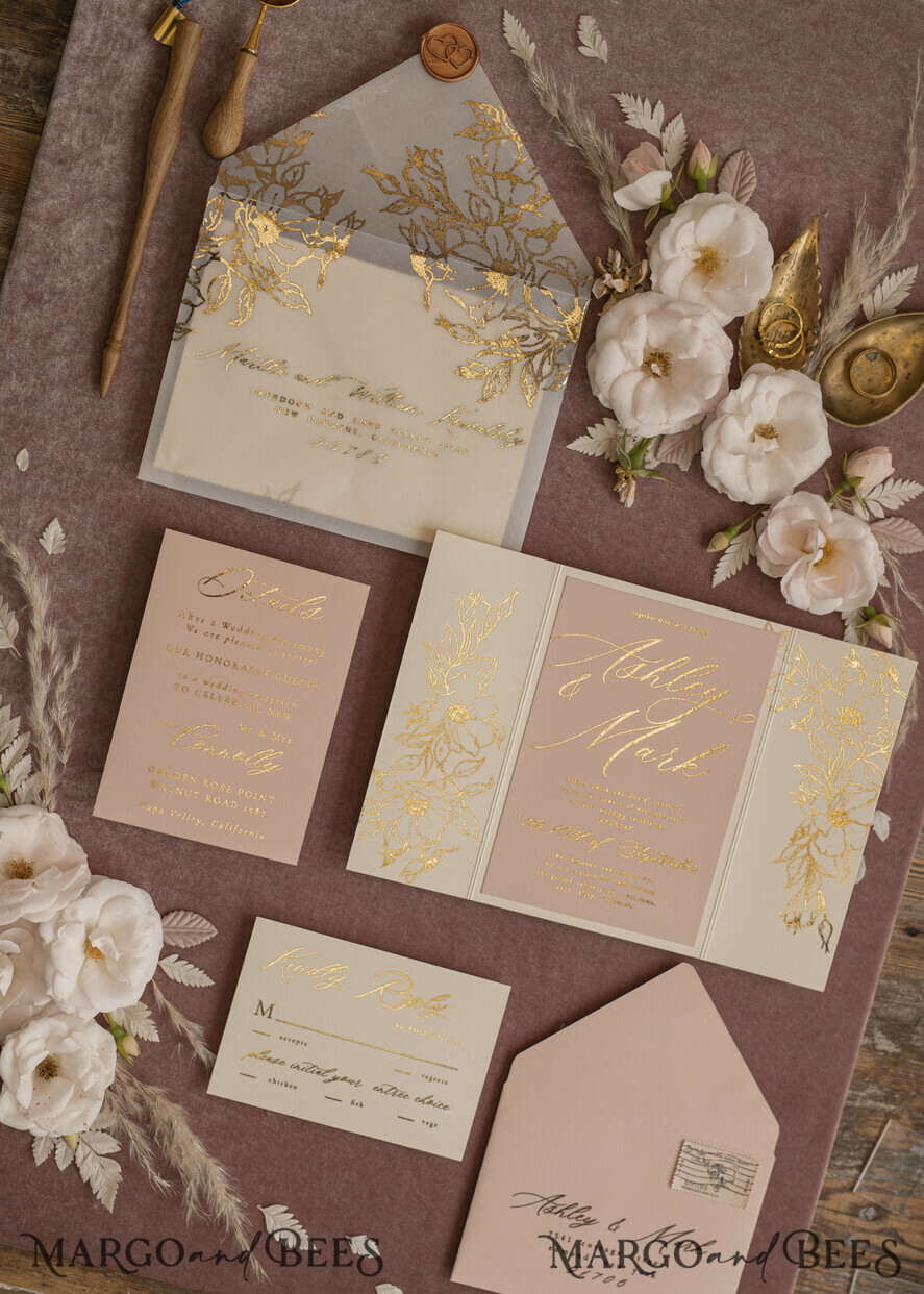 WEDDING INVITATIONS gold / rose gold / silver / glitter Bespoke wedding invitation cards, Glamour Wedding Invitations • Glitter Shine Wedding Invitation Suite • Luxury Wedding Cards