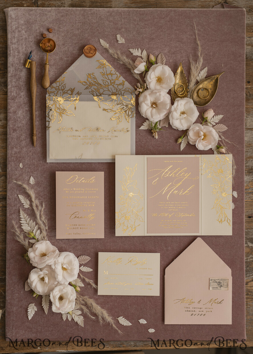 WEDDING INVITATIONS gold / rose gold / silver / glitter Bespoke wedding invitation cards, Glamour Wedding Invitations • Glitter Shine Wedding Invitation Suite • Luxury Wedding Cards