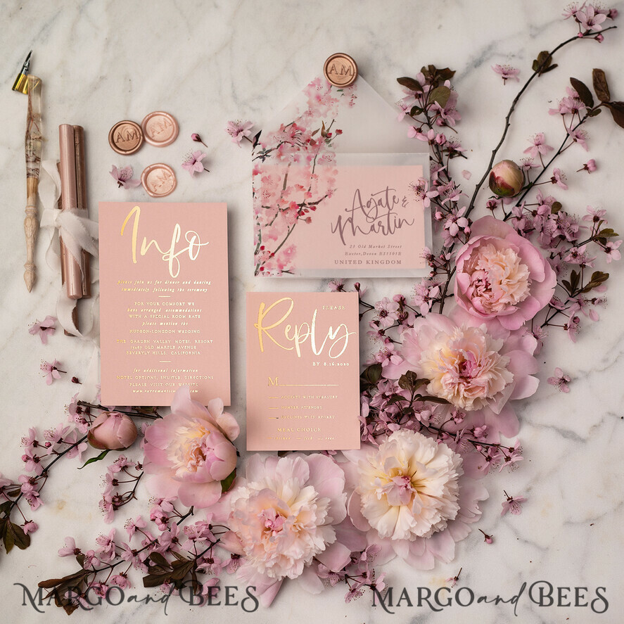 WEDDING INVITATIONS gold / rose gold / silver / glitter Wedding invitations custom colors, Luxury Wedding Invitations • Glamour Wedding Invitation Suite • Luxury Wedding Cards