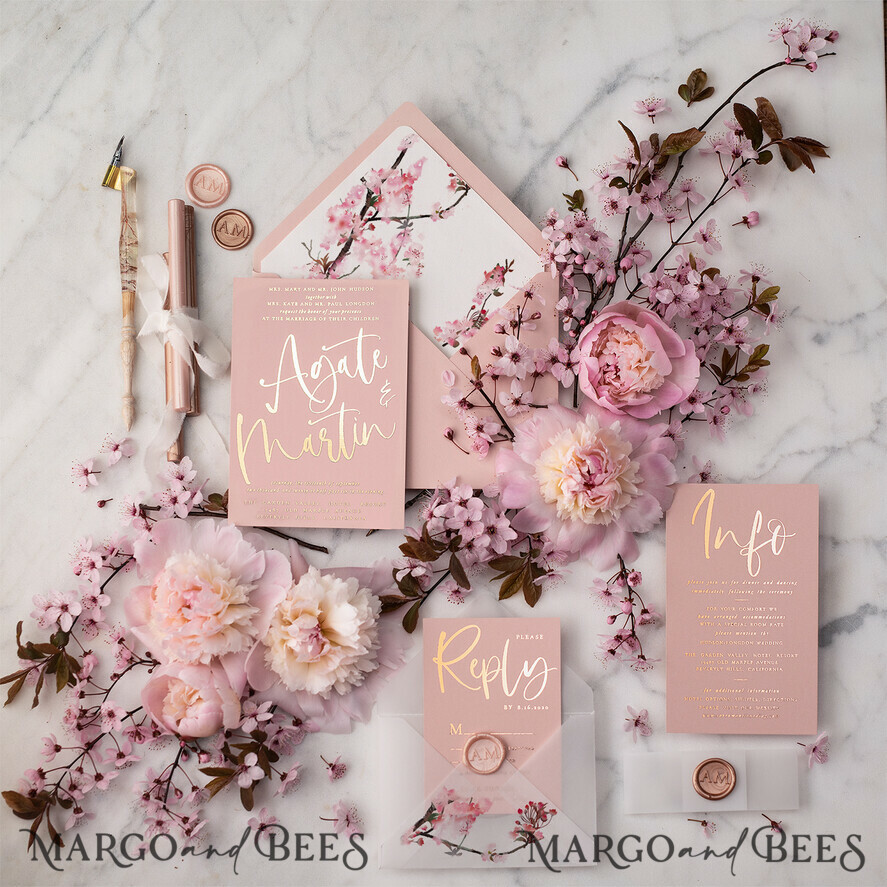 WEDDING INVITATIONS gold / rose gold / silver / glitter Wedding invitations custom colors, Luxury Wedding Invitations • Glamour Wedding Invitation Suite • Luxury Wedding Cards