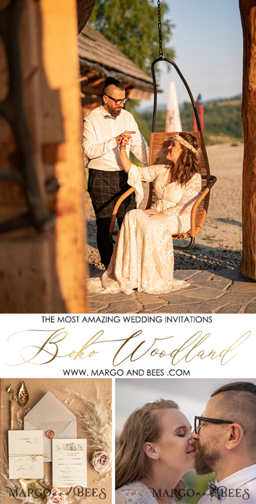 WEDDING INVITATIONS gold / rose gold / silver / glitter Luxury Bohemian Wedding Invitations, Customized Venue Sketch Wedding Cards, Elegant Nude Wedding Invitation Suite, Golden Shine Wedding Invites