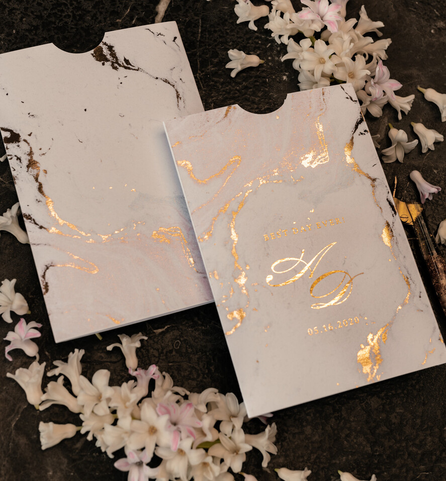 WEDDING INVITATIONS gold / rose gold / silver / glitter Luxury Gold Marble Wedding Invitations, Glamour Golden Shine Wedding Invites, Romantic Blush Pink Wedding Cards, Elegant Gold Foil Wedding Invitation Suite