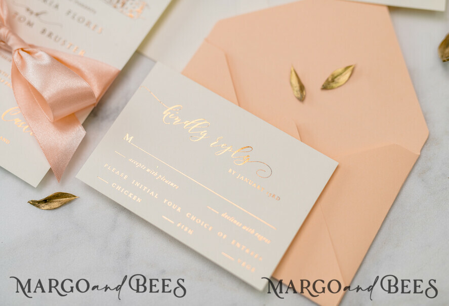 WEDDING INVITATIONS gold / rose gold / silver / glitter Wedding invitations handmade sketch with your venue