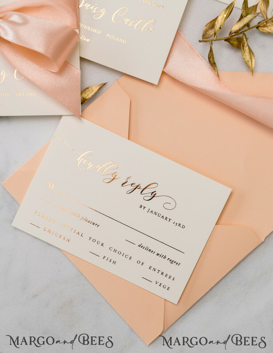 WEDDING INVITATIONS gold / rose gold / silver / glitter Wedding invitations handmade sketch with your venue
