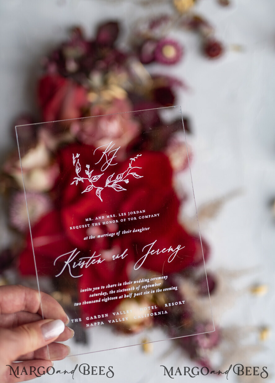 WEDDING INVITATIONS gold / rose gold / silver / glitter Luxury Golden Arabic Wedding Invitations, Elegant Plexi Acrylic Wedding Invites, Bespoke Burgundy Indian Wedding Cards, Glamour Golden Shine Wedding Stationery