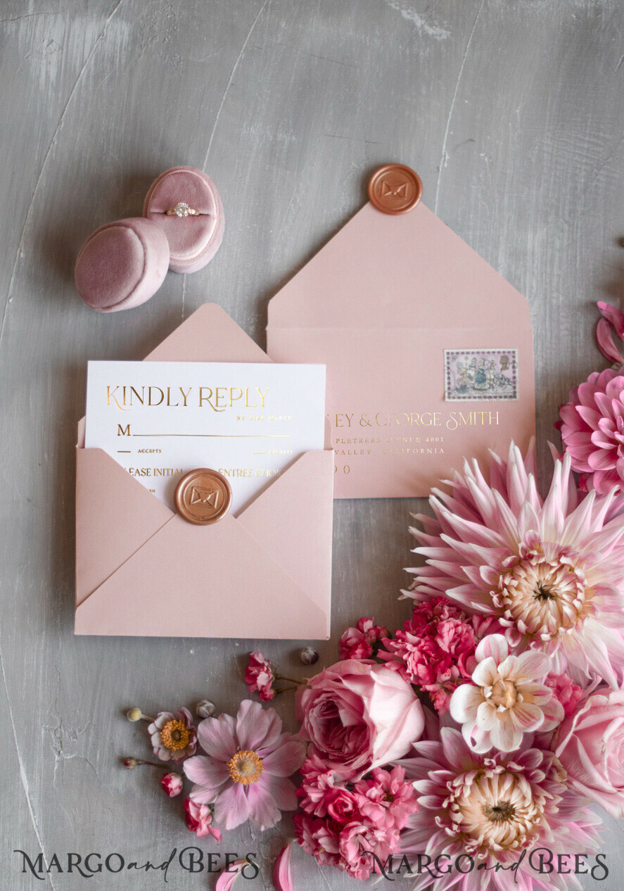 WEDDING INVITATIONS gold / rose gold / silver / glitter Luxury wedding invitations, luxurious wedding, blush pink, blush pink wedding, blush pink and gold wedding, velvet, velvet wedding invitations, pocket wedding invitation, pink ribbon, pink bow, white flowers, velvet wedding cards, elegant wedding invitations, gold wedding, gold foil print out, pink pocket wedding invitations, pink wedding invites, pink wedding stationery, pink wedding accessories, pink and white wedding invitations