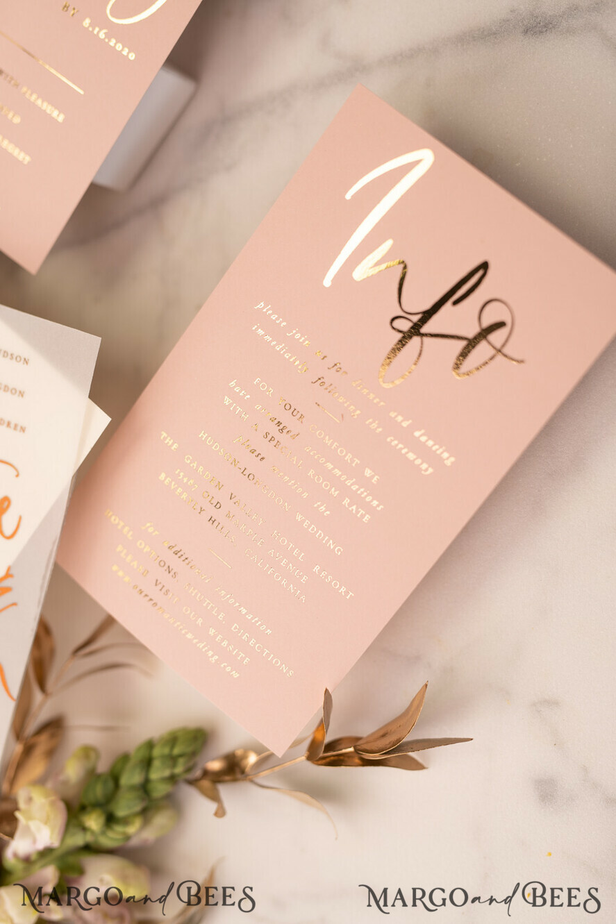 WEDDING INVITATIONS gold / rose gold / silver / glitter Elegant wedding invitations, blush pink wedding invitations, ecru wedding invitations, vellum envelope, vellum wedding invitations, tracing paper, pink ribbon, pink bow, gold foil print out, gold foil, gold wedding invitations, gold wedding, blush pink wedding, gold stationery, gold accessories, gold wedding stationery, gold wedding accessories, luxurious wedding, luxury wedding invitations, romantic wedding invites