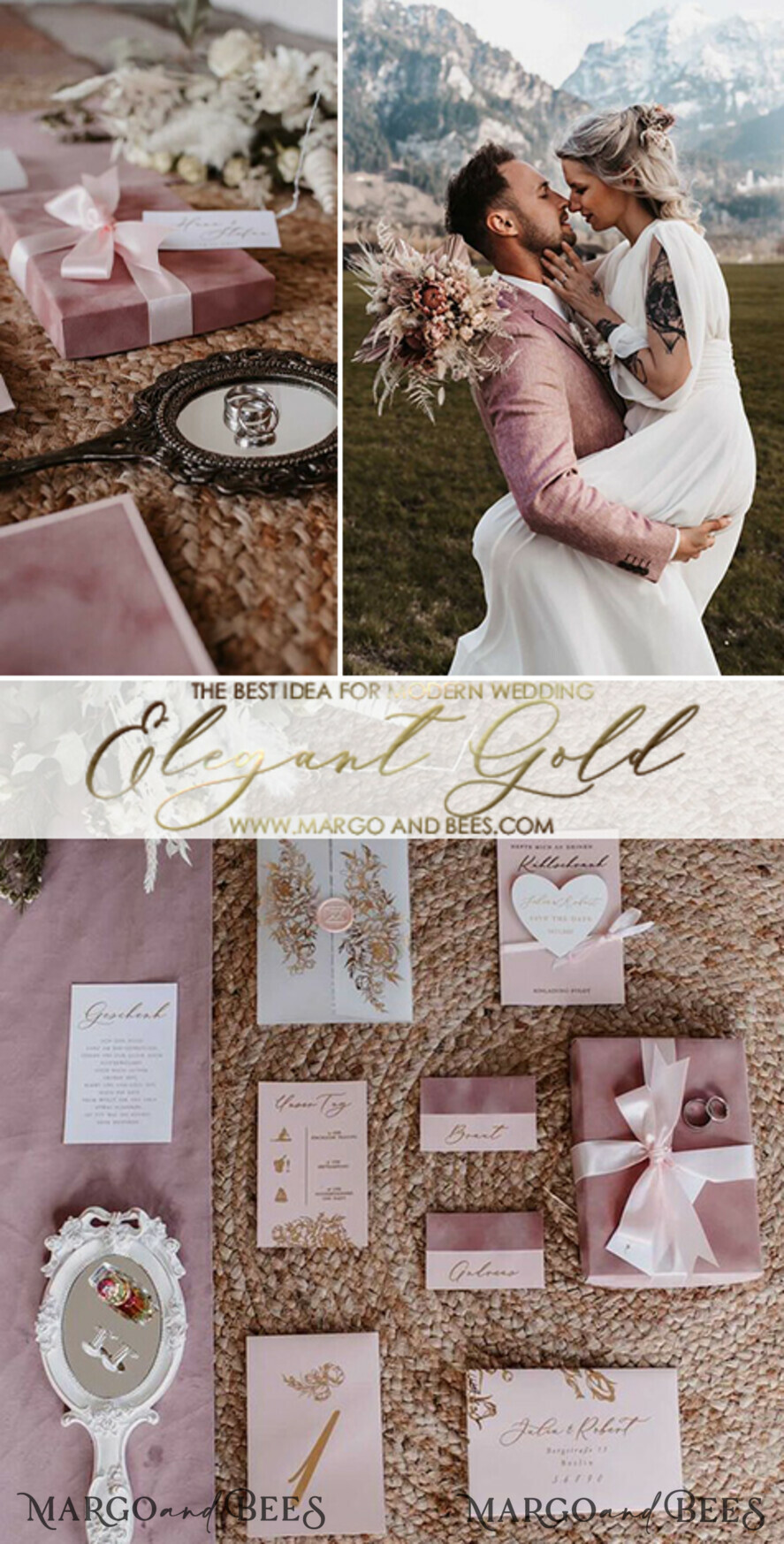 WEDDING INVITATIONS gold / rose gold / silver / glitter Luxory Wedding Velvet Box Invitation Suite, Glamour Gold Wedding Invite, Indian Bush Velvet Cards