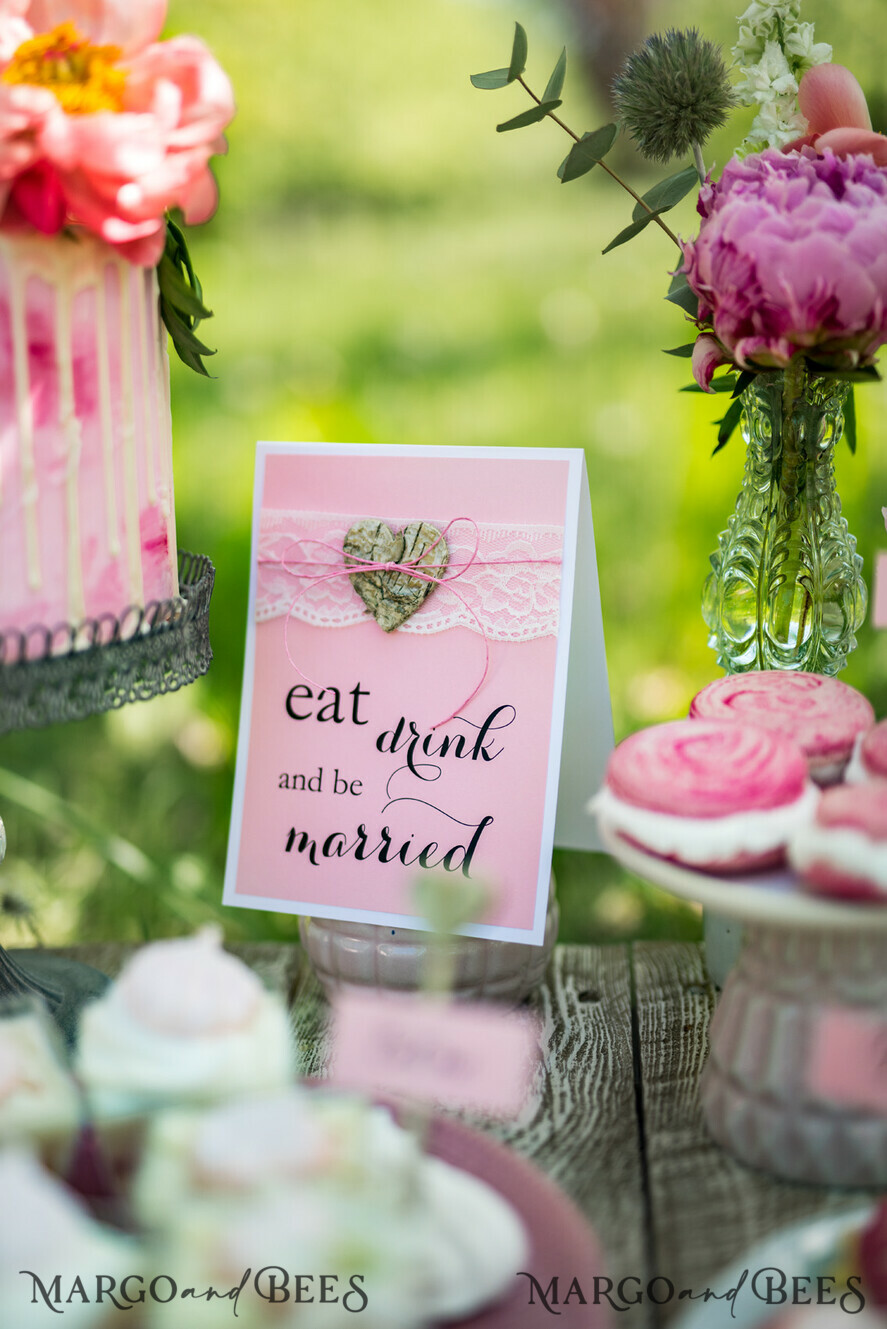 TABLE NUMBERS/ MENU/BAR MENU Wood Eco Rustic Table numbers Rustic Pink Wedding Table Sign with Lace, Pink Barn Wedding Dinner Table Card, Eco Romantic Personalized Cards with Wooden Heart, Simple Rustic Lace Table Cards