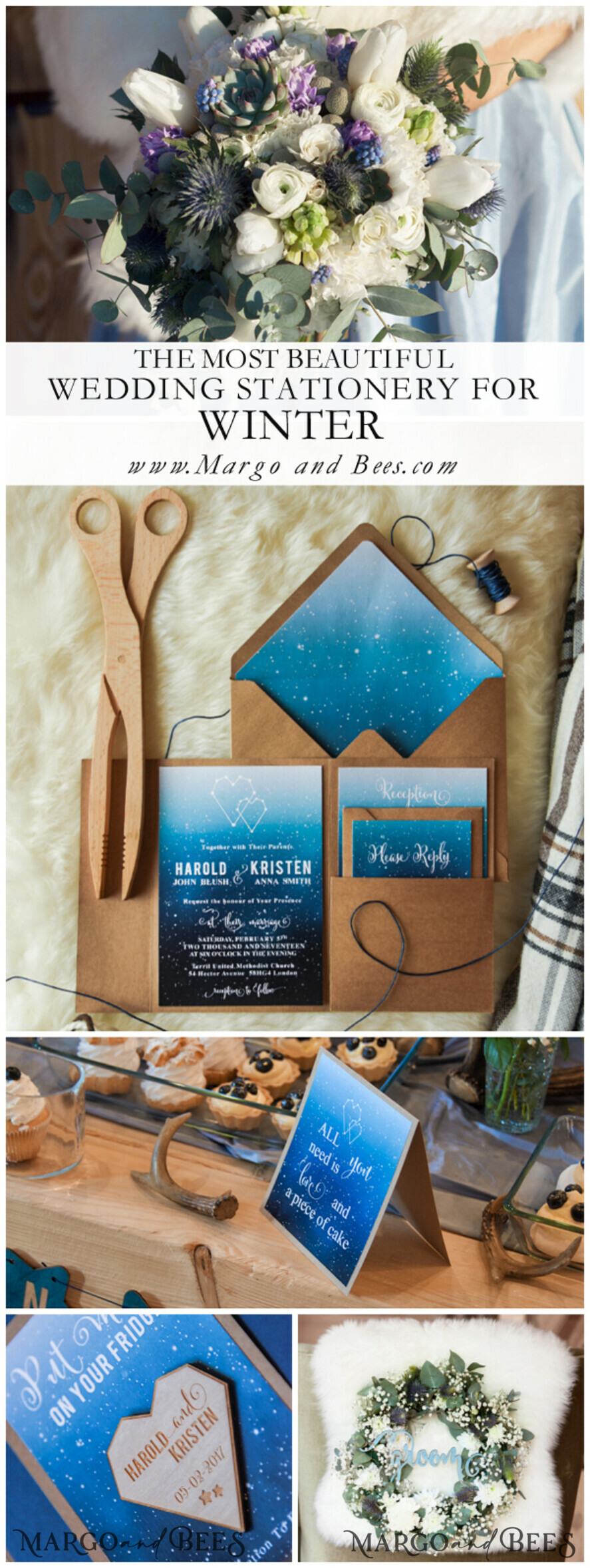 TABLE DECOR SIGNS Wood Eco Rustic Table numbers Elegant Royal Navy Wedding Candy Bar Sign, Bespoke Watercolor Table Décor, Winter Rustic Table Card, Handmade Blue And Eco Brown Wedding Stationery, Galaxy Sign