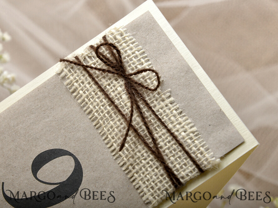 TABLE DECOR SIGNS Wood Eco Rustic Table numbers Rustic Wedding Table Numbers with Twine, Barn Wedding Table Cards, Elegant Eco Romantic Personalized Cards, Handmade Rustic Wedding Table Sign with Burlap Decor