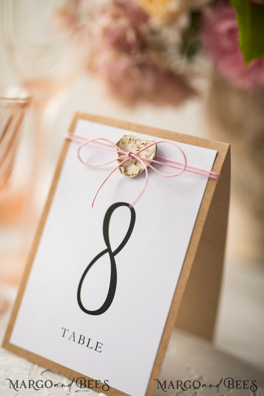 TABLE NUMBERS/ MENU/BAR MENU Wood Eco Rustic Table numbers Vintage Wooden Wedding Table Numbers With Twine, Elegant Birch Heart Wedding Table Cards, Bespoke Eco Paper Wedding Décor, Handmade Wedding Stationery