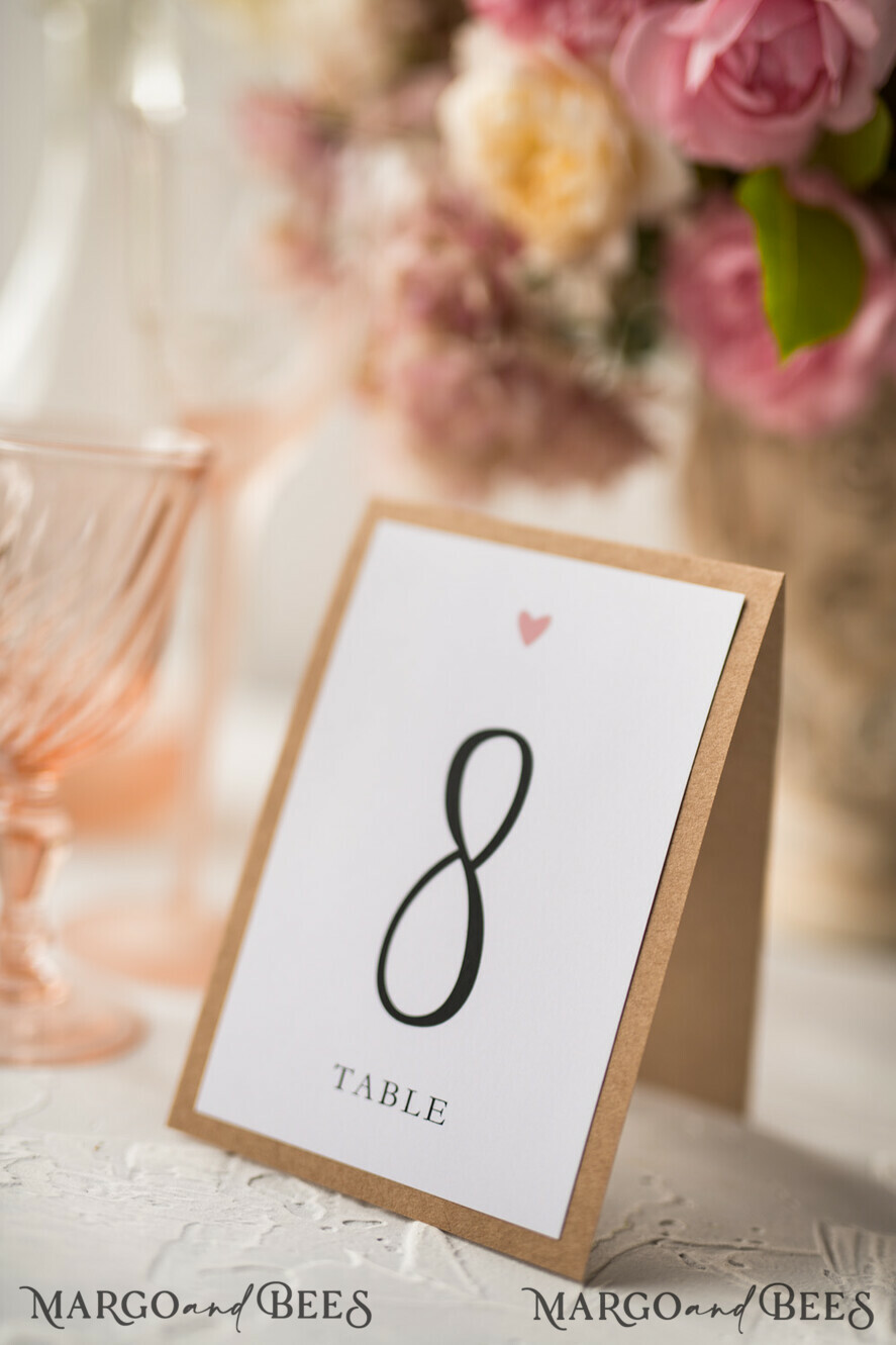 TABLE NUMBERS/ MENU/BAR MENU Wood Eco Rustic Table numbers Vintage Wooden Wedding Table Numbers With Twine, Elegant Birch Heart Wedding Table Cards, Bespoke Eco Paper Wedding Décor, Handmade Wedding Stationery
