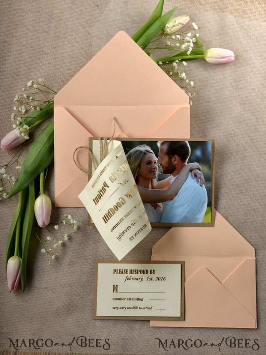 WEDDING INVITATIONS lasercut / engraved/ embossed Personalised wedding invitation engraved stationery