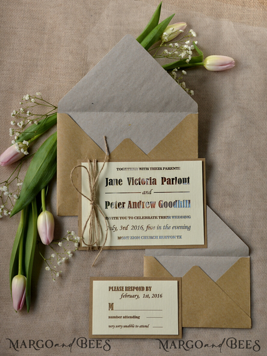 WEDDING INVITATIONS lasercut / engraved/ embossed Wedding invitations custom engraved stationery