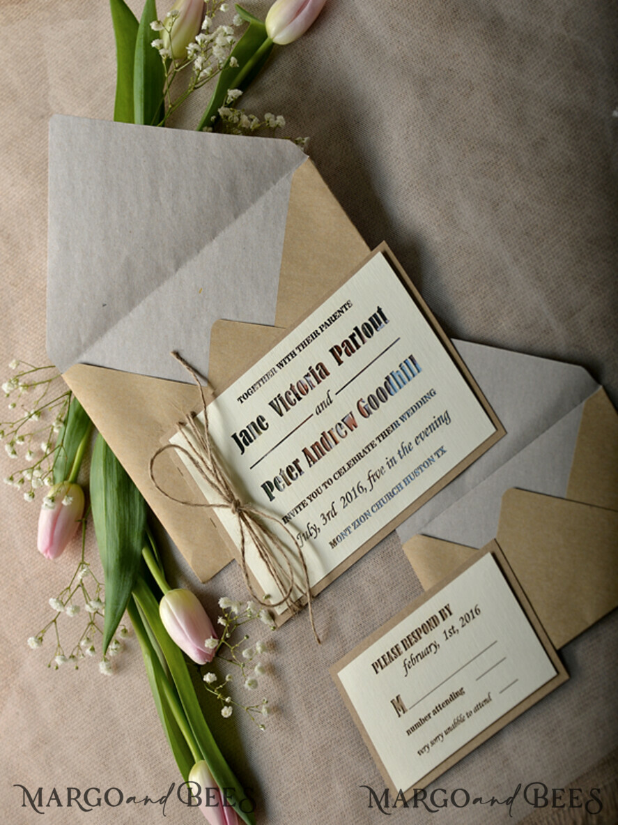 WEDDING INVITATIONS lasercut / engraved/ embossed Wedding invitations custom engraved stationery