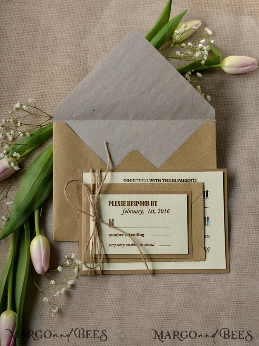 WEDDING INVITATIONS lasercut / engraved/ embossed Wedding invitations custom engraved stationery